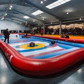 NG-SG074 Portable Street Ice Rink Curling Mat Sport Game Customized Inflatable Curling Rink Board